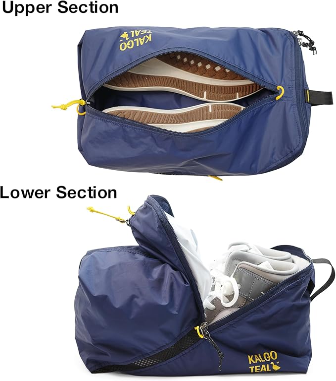 Ultralight Travel Shoe Bag 15L, Fits 2 Pairs Shoes, Large Water-Resistant - Image 3