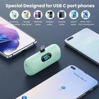 Mini Portable Charger 5000mAh Power Bank, 3A PD USB C Cell Phone Portable Power - Image 2
