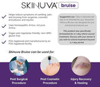 Skinuva® Scar (1.7 oz) & Bruise (14 capsules) - Advanced Silicone Cream Formulated with Growth Factors & Homeopathic Bruise Remedy Formulated with Arnica, Bromelain & Zinc