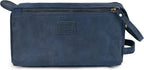 LEATHER VILLAGE Premium Leather Travel Toiletry Bag - Image 2