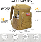Tactical Backpack Cooler, 25L Cooler Backpack Insulated Leak-Proof, Heavy Duty - Image 3