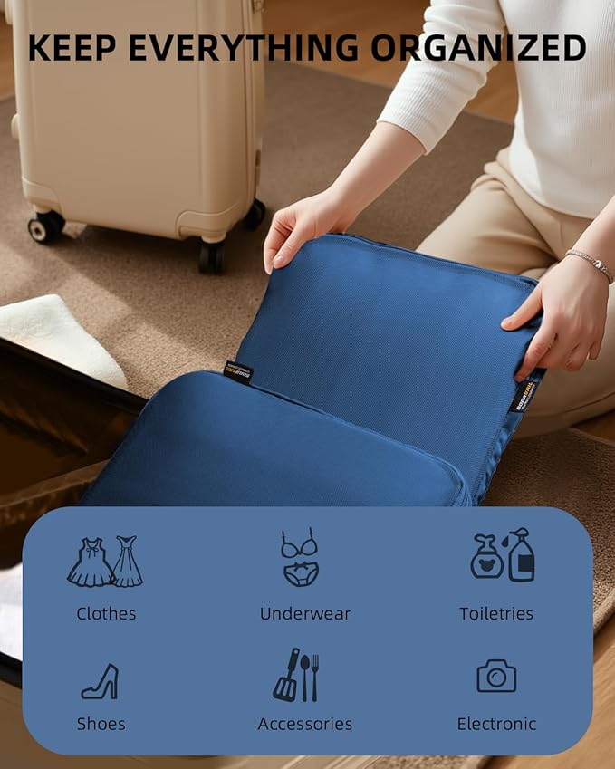 6 Set Compression Packing Cubes - Image 6