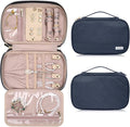 Jewelry Travel Case Organizer for Necklaces, Soft Sided by TBTOTRA