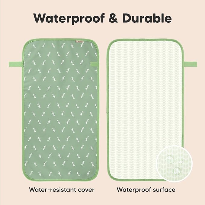 KeaBabies Portable Diaper Changing Pad, Easy Wipe Clean - Image 4