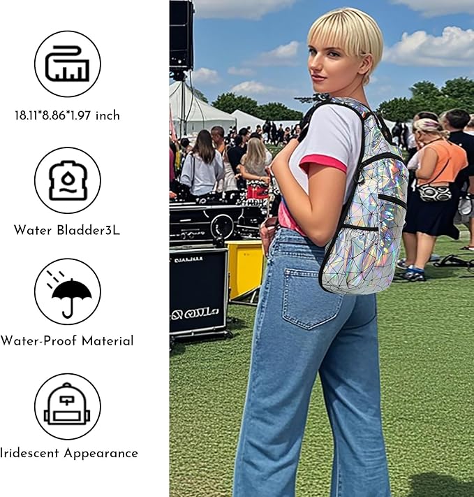 Reflective Hydration Backpack, Hydration Pack - Image 4