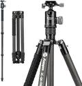 Fotopro 68" Carbon Fiber Travel Tripod, Heavy Duty Camera Tripod by Fotopro