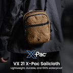 tomtoc Aviator-T37 X-Pac Travel Crossbody RFID Blocking Bag, Holds 4-6 Passports - Image 2