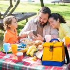 SUNNY BIRD Insulated Lunch Bag Rolltop Lunch Box Tote Lunchbox Bag - Image 8