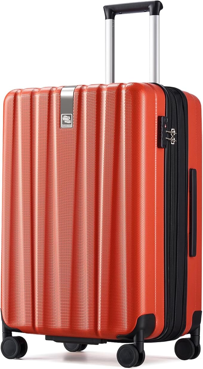 Hanke 24 Inch Expandable Checked Luggage Lightweight PC Hard Case Luggage by Hanke