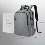 Voova Travel Laptop Backpack, Business Work Laptop Backpack - Image 6