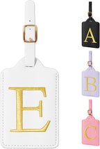 Personalized Initial Luggage Tags by izuzta