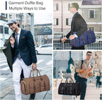 Modoker Garment Convertible Weekender Bag, Carry on Canvas Garment Duffle Bag - Image 8