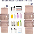 Hanging Toiletry Bag for Women Travel, 2 Sizes Large & Small Waterproof - Image 3