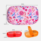 Serfeymi Weekly Travel Pill Organizer 2 Times A Day AM PM Upgraded Rainbow Pill - Image 2