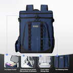 Beach Cooler Backpack for Men 36cans Insulated Backpack Cooler Lunch Bag for - Image 4