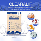 CLEARALIF Laundry Detergent Sheets, Fresh Linen, 64 Load - Image 2
