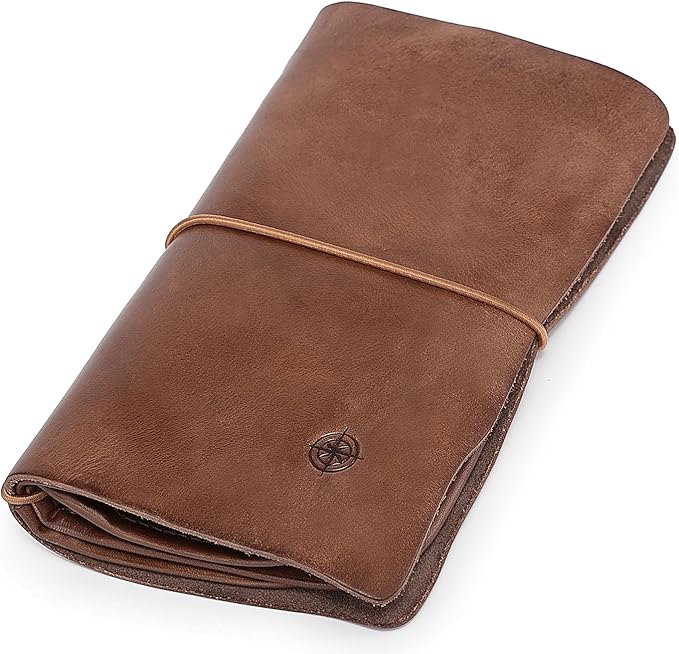 Genuine Leather Nomad Organizer Travel Wallet | Women's Wallet Clutch Passport by OLDTREND