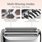 yoose Electric Razors for Women, IPX7 Alloy Body Bikini Trimmer for Women - Image 7