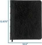 Samsill Vintage Leather Binder, 1 Inch Round Ring, Letter Size 8.5x11 Documents - Image 4