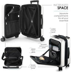Hard Shell Luggage Sets with Spinner Wheels 4 Piece, Expandable Large Suitcases - Image 6