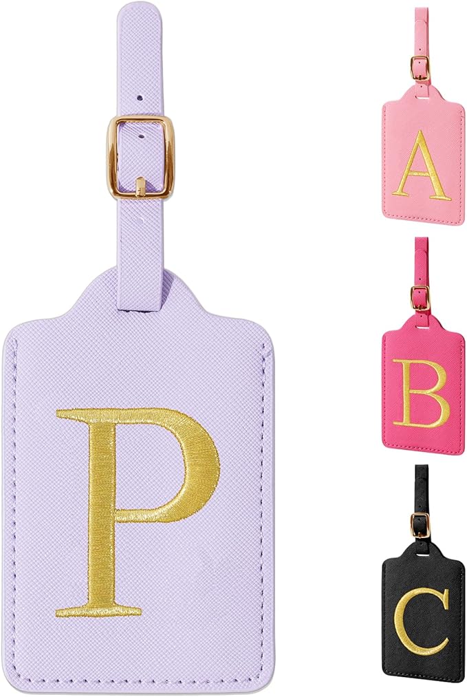 Personalized Initial Luggage Tags by izuzta