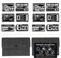 PSKOOK 12 Pcs Survival Multitool Card Emergency Camping Tool EDC Kit in Your by PSKOOK