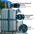 2 Pack Luggage Straps for Suitcases, Adjustable Travel Belt - Image 4