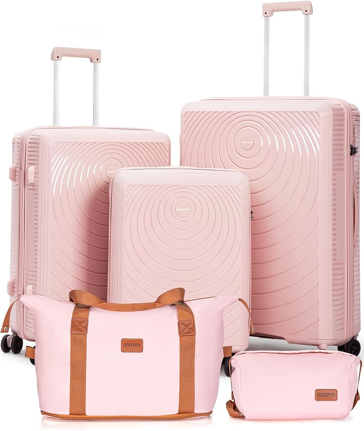 Luggage Sets 5 Piece, Suitcases by CONCEPTEN