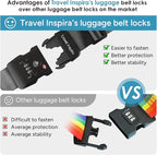 Travel Inspira Luggage Straps for Suitcases - Image 2