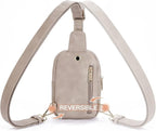 Telena Small Sling Bag for Women Leather Crossbody Fanny Packs Chest Bag for - Image 5