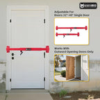 Door Security Bar-by NAKANEKO The Entire Width of Your Outward Opening Front - Image 4