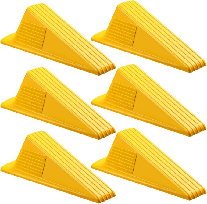 Frienda 6 Pcs Jumbo Door Stoppers Heavy Duty Door Stopper Tall up to 2inch Tall by Frienda
