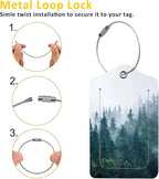 2 Pack Misty Forest Luggage Tag - Image 3