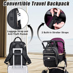 Diaper Bag Backpack, Stylish Baby Diaper Bag, Waterproof Travel Diaper - Image 4