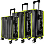 3 Pcs Thicken Clear Luggage Cover Protector by KSSZZCO