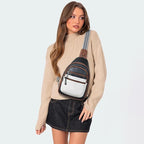 Sling Bag for Women Crossbody Bag Fanny Pack Cross Body Sling Purse Vegan - Image 9