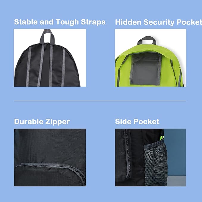 20L Hiking Daypack, Lightweight Backpack - Image 6
