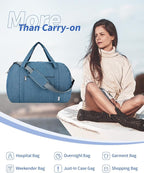 Narwey Carry on Bag 22x14x9 Airlines Approved, Carry on Duffle Bag - Image 8
