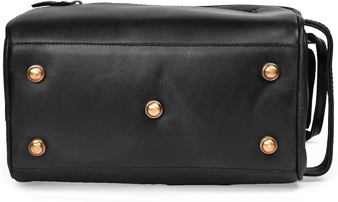 LEATHER VILLAGE Premium Leather Toiletry Travel Pouch - Image 9