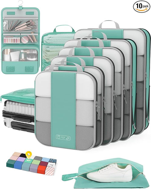 10 Set Compression Packing Cubes by OlarHike