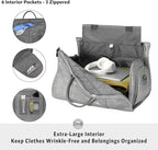 STOVER Garment Travel Duffle Bag, Large 2-in-1 Convertible Carry-on Luggage - Image 3