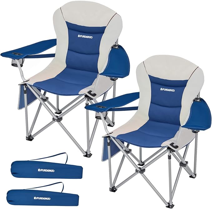 FUNDANGO 2 Packs Oversized Camping Chair by FUNDANGO