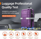 SHOWKOO Luggage Sets Expandable PC+ABS Durable Suitcase Sets Double Wheels TSA - Image 7