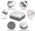 Jeans Drawer Organizers for Clothing, 5 Grids Compartment Wardrobe clothes - Image 5