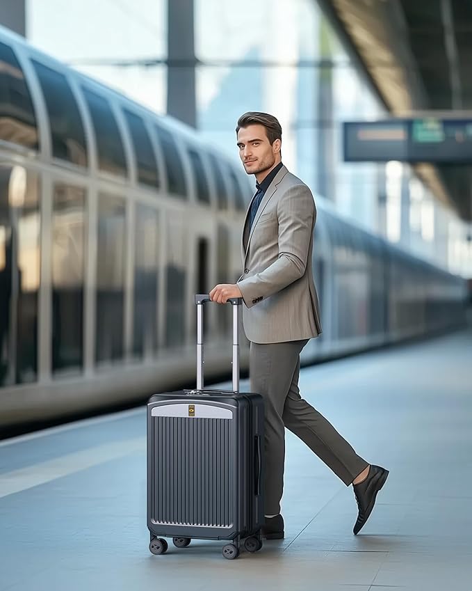 MGB Carry on Luggage 22 X 14 X 9 Airline Approved Suitcase - Image 7