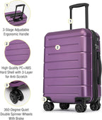 KYME Hardside Expandable Carry On Luggage 22x14x9 Airline Approved - Image 5