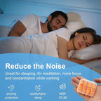 Ear Plugs for Sleeping, 12 Pair Earplugs Noise Canceling Soft Silicone Ear Plug - Image 3