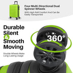 AnyZip Suitcase Hardside PC ABS Lightweight USB Luggage - Image 4