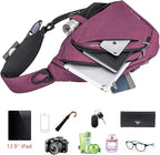 mixi Sling Bag Men Backpack Unisex One Shoulder Bag Hiking Travel Backpack - Image 3