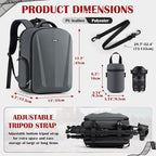 SDYSM Camera Backpack, Hardshell DSLR/SLR Camera Bag - Image 4